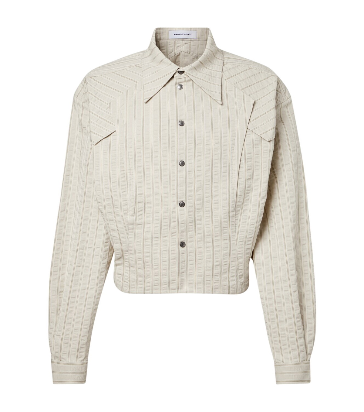 トップス KIKO KOSTADINOV Meriwether Long Shirt Kiko Kostadinov White Meriwether Shirt Kiko Kostadinov