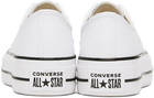 Converse White Chuck Taylor All Star Platform Leather Low Top Sneakers