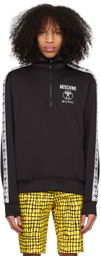 Moschino Black Bonded Sweatshirt