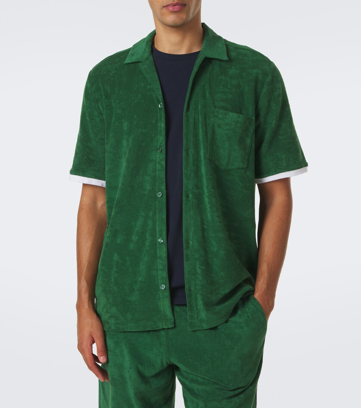 Vilebrequin Clarck cotton-blend terry shirt