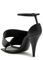 Givenchy Twisted Leather Sandals Black