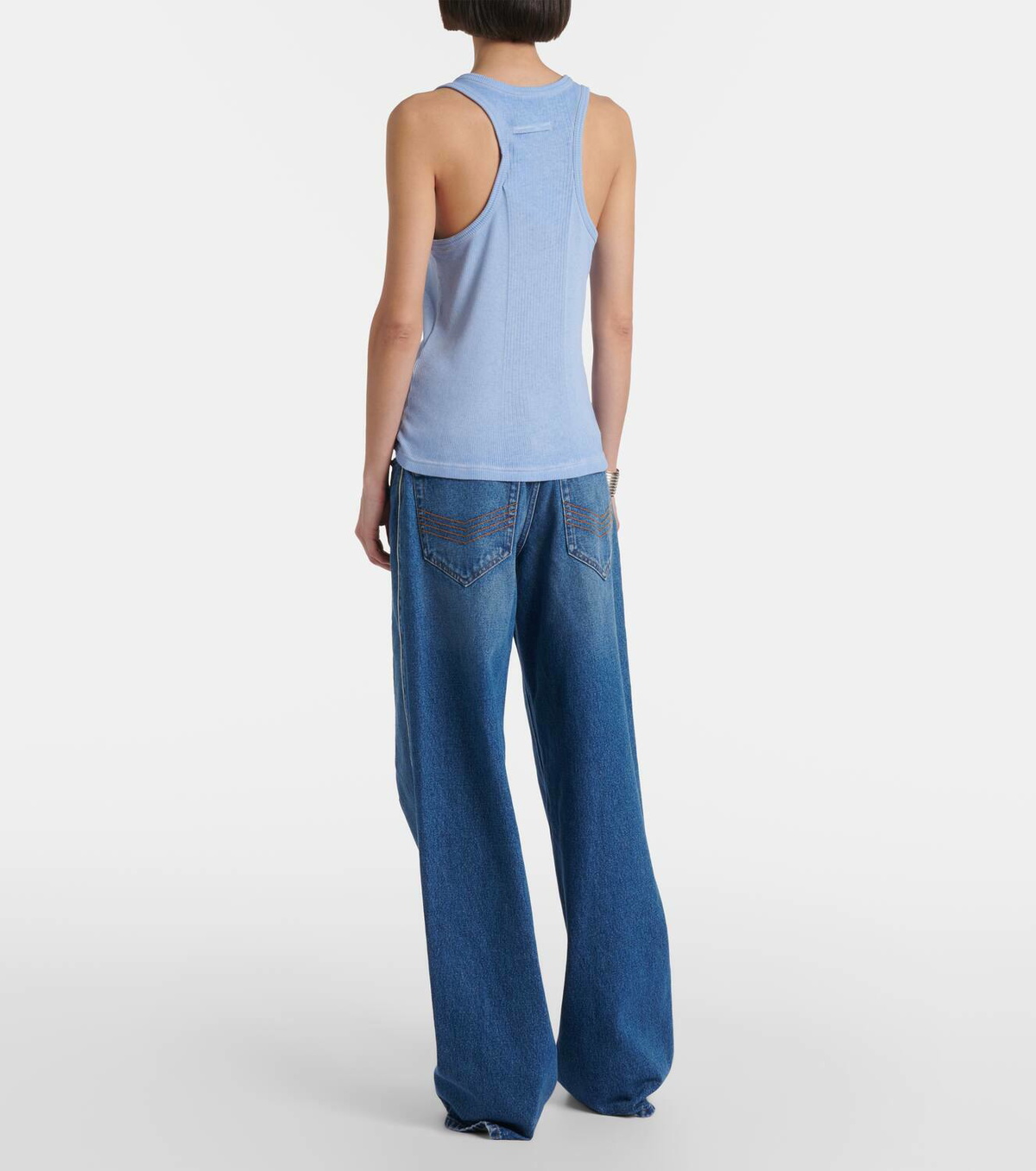 Jean Paul Gaultier The Straps cotton tank top