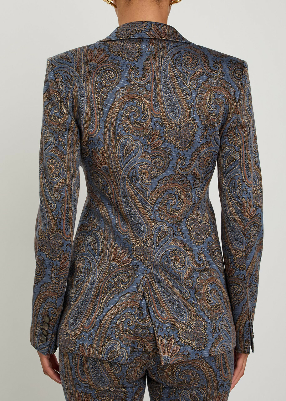 Etro Paisley-jacquard Blazer Multicoloured