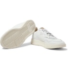 adidas Originals - Super Court Premiere Suede-Trimmed Leather Sneakers - White