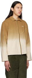 Dime Brown Dipped Jacket