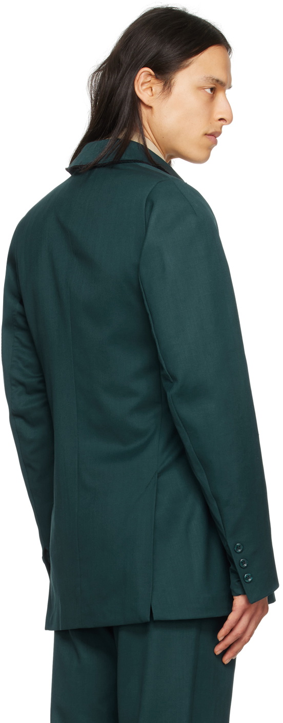 Bianca Saunders Green Akiel Blazer