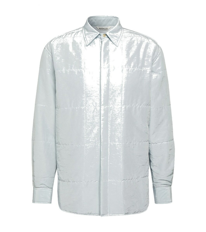 Photo: Auralee Quilted cotton and silk overshirt