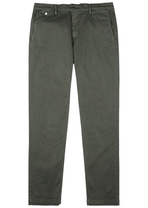 Photo: Replay Benni Hyperflex X-L.I.T.E. Stretch-cotton Chinos Khaki