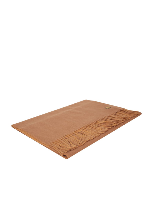 Photo: Maison Kitsuné Fox Head Scarf In Camel