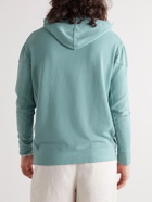 Jungmaven - Maui Garment-Dyed Hemp and Organic Cotton-Blend Jersey Hoodie - Blue