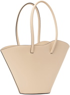 Little Liffner Beige Tall Tulip Tote
