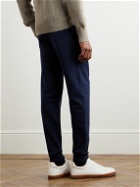 Ralph Lauren Purple label - Script Logo-Embroidered Cotton-Blend Jersey Sweatpants - Blue