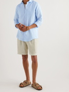 Massimo Alba - Canary Linen Shirt - Blue