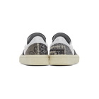 Amiri Grey Bandana Reconstruction Slip-On Sneakers