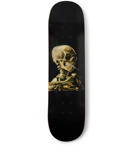 The SkateRoom - Van Gogh Printed Wooden Skateboard - Black