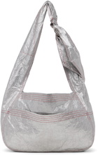 SC103 Silver Mini Cocoon Sac Tote