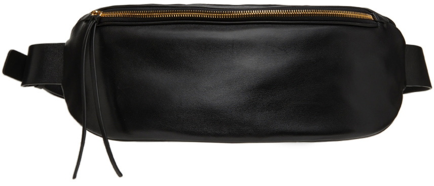 Jil Sander Black Medium Moon Belt Pouch Jil Sander