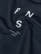 Pas Normal Studios - Mechanism Logo-Print Striped Cycling Jersey - Blue