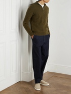Barena - Alpaca-Blend Half-Zip Sweater - Green