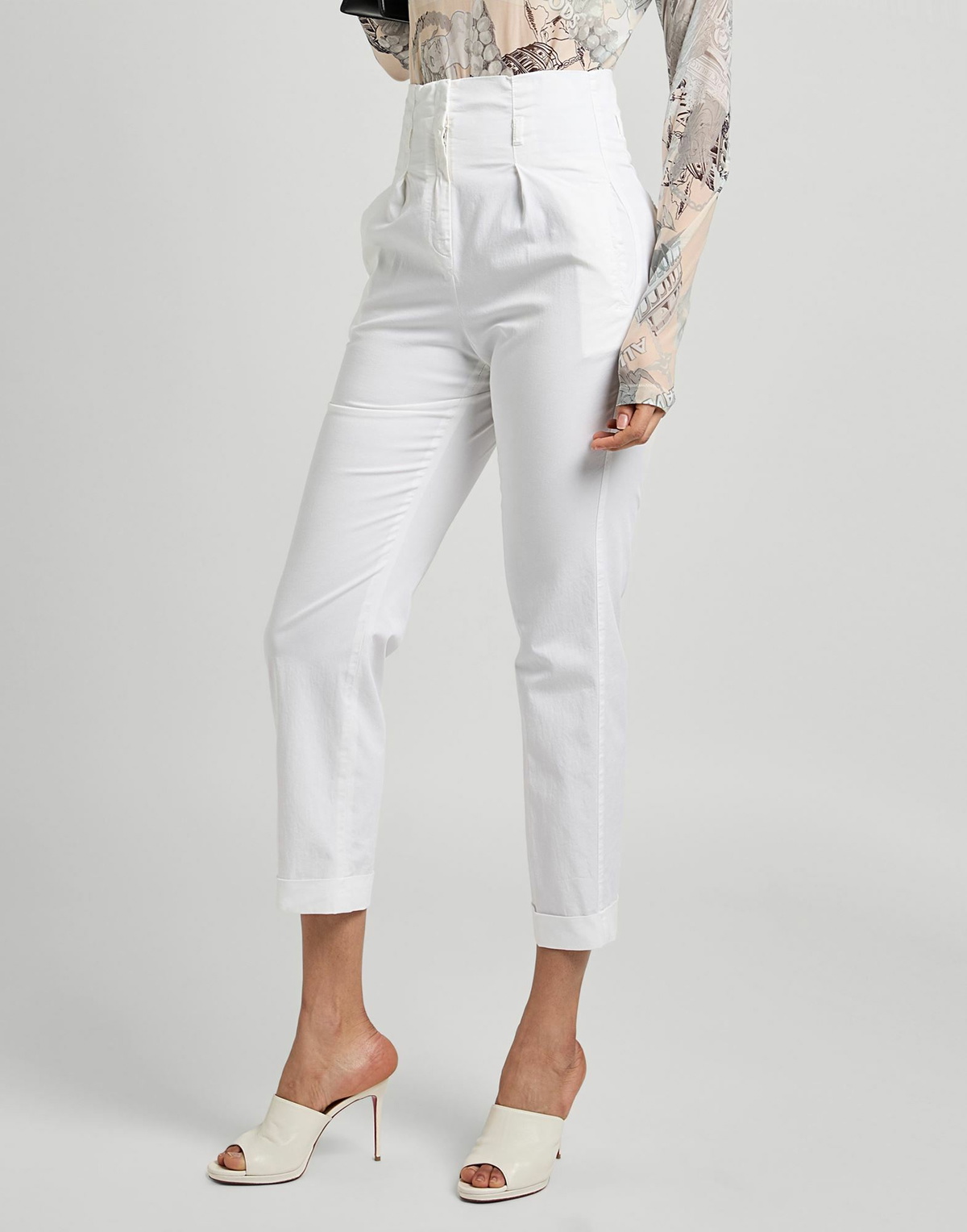 Peserico Womens Pants in White