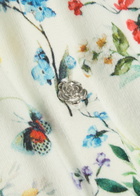 Alice + Olivia Carson Floral Print Stretch-cotton Cardigan Multicoloured