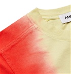 AMBUSH® - Logo-Embroidered Patchwork Tie-Dyed Cotton-Jersey T-Shirt - Yellow