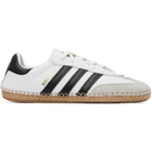 adidas Originals White Edison Chen Edition CLOT Samba Sneakers