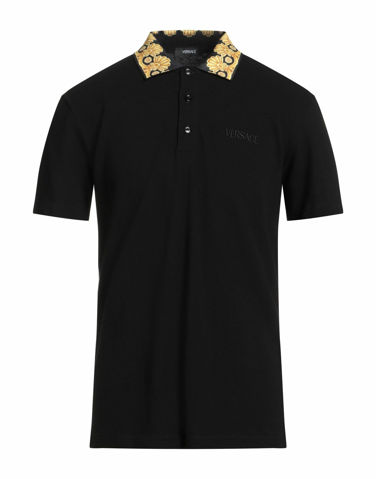 Versace Mens Polo shirt in Black