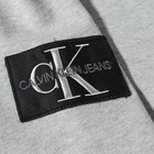 Calvin Klein Men's Monogram Sleeve Badge Hoody in Light Grey Heather