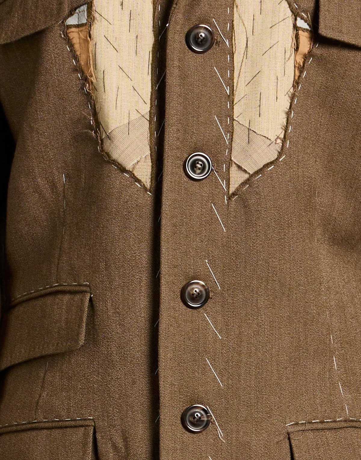 Maison Margiela Womens Coat in Brown