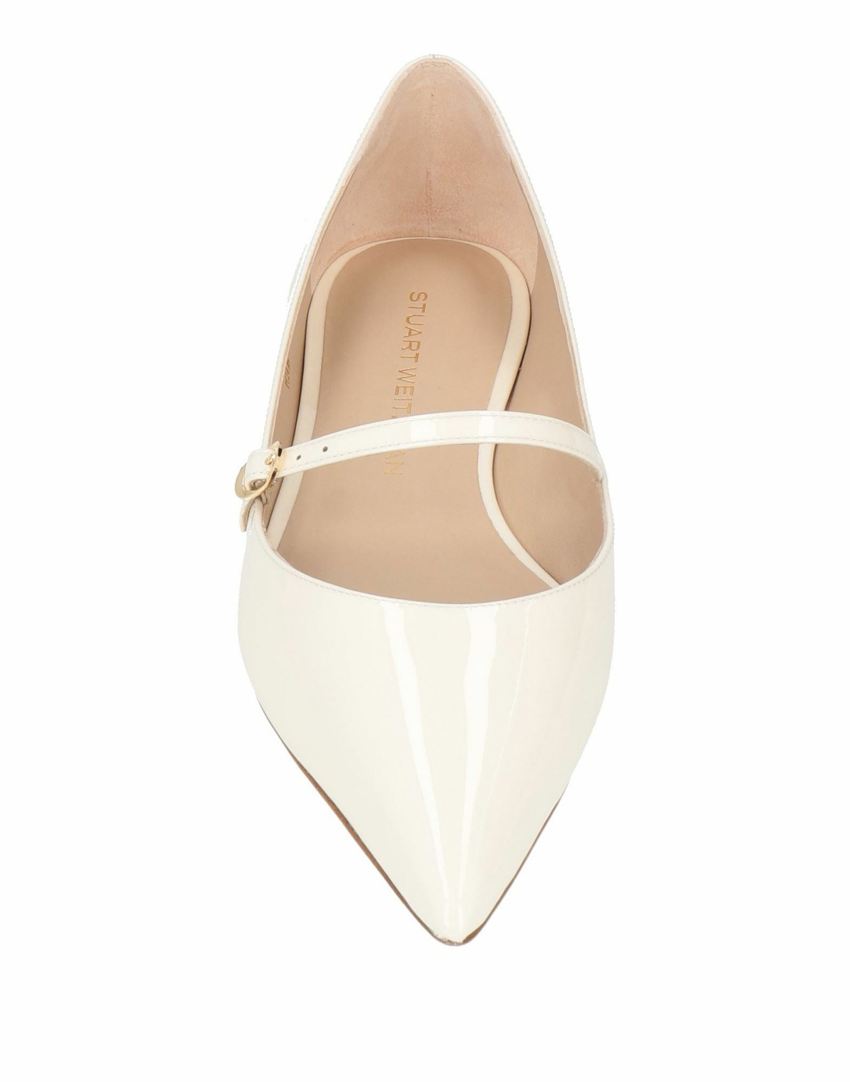 Stuart Weitzman Womens Ballet flats Cream