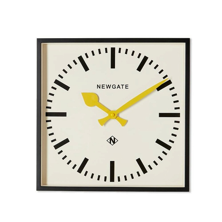 Photo: Newgate Clocks Number Five Railway Wall Clock in Yellow