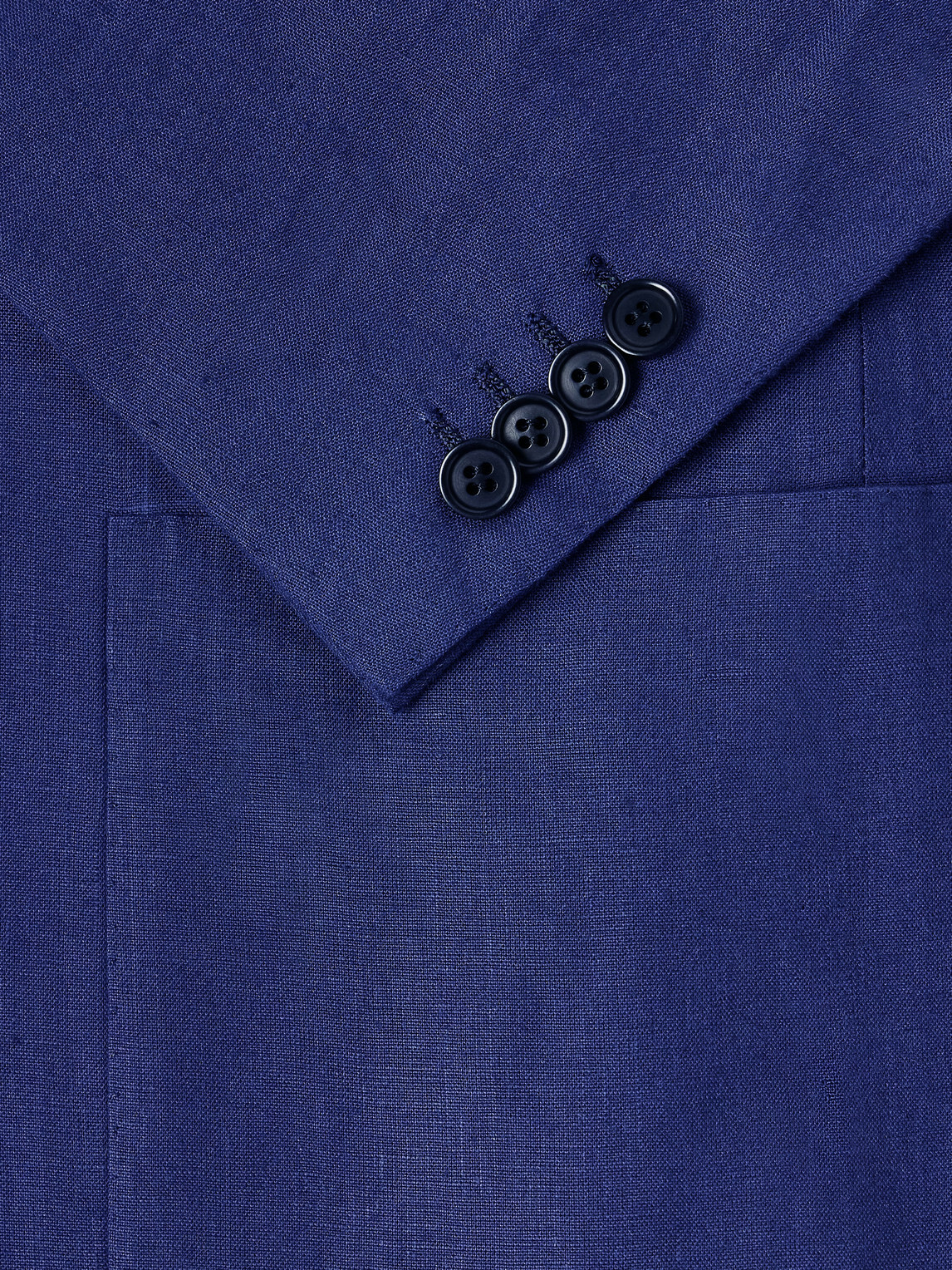 Kiton - Linen Blazer - Blue