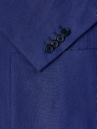 Kiton - Linen Blazer - Blue