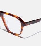 Khaite x Oliver Peoples square glasses