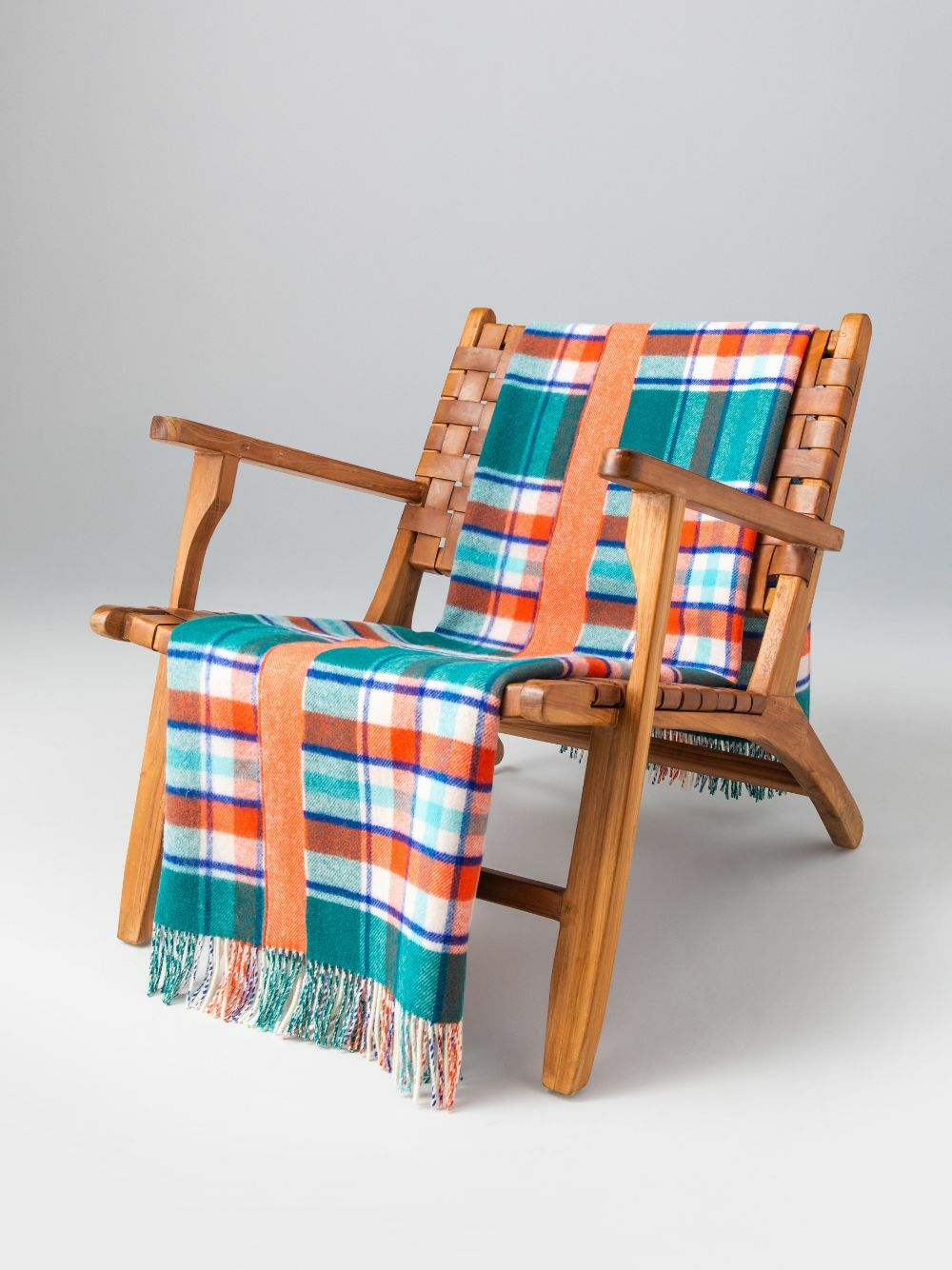 Johnstons Of Elgin Reversible Wool Throw
