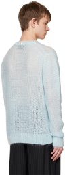Simone Rocha Blue Embellished Sweater