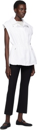 rag & bone White Monica Vest