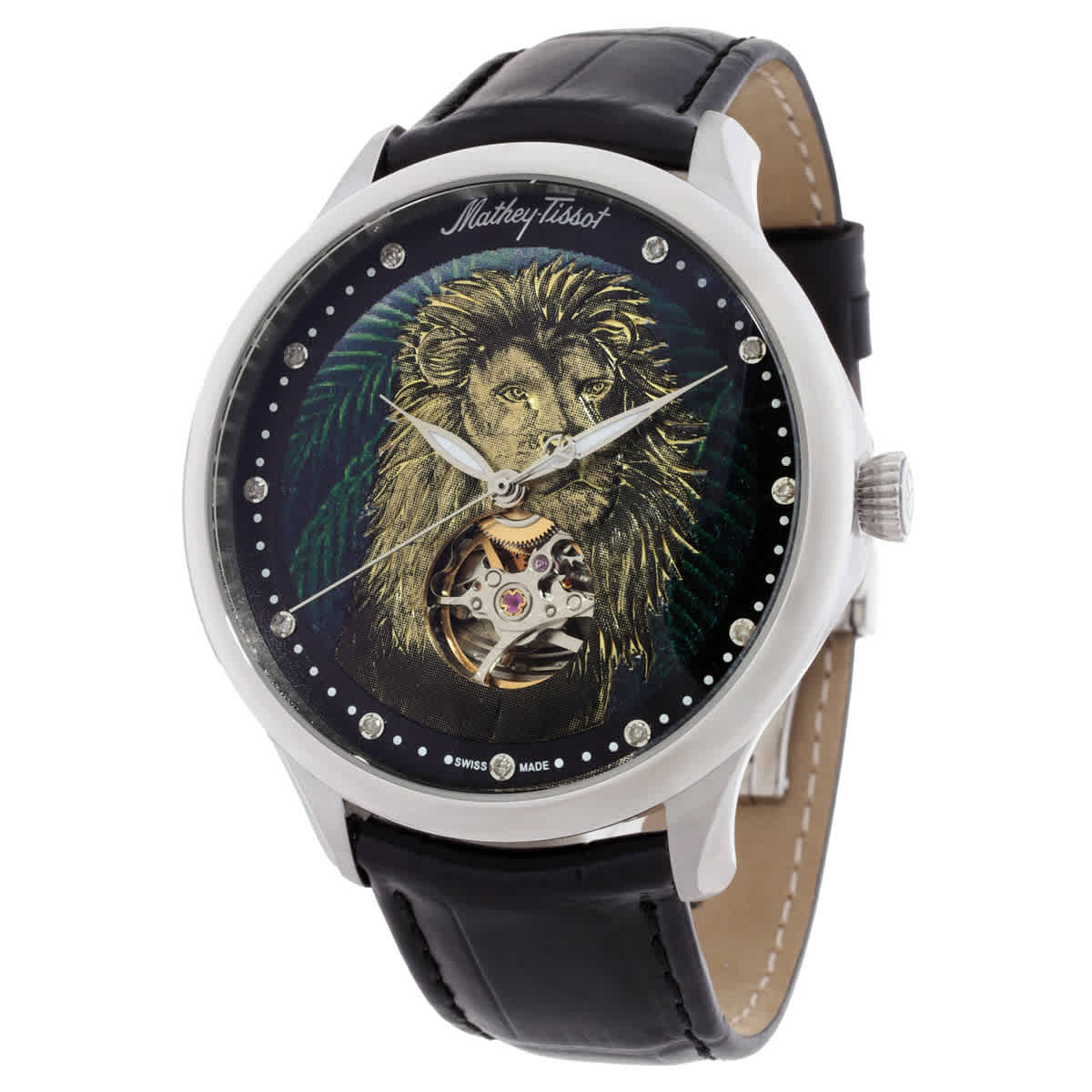 Mathey-Tissot Edmond Auto Handcrafted Multi-Color Dial Mens Watch MC1886ALIO