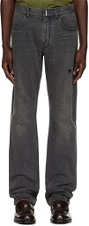Givenchy Black Straight-Fit Jeans