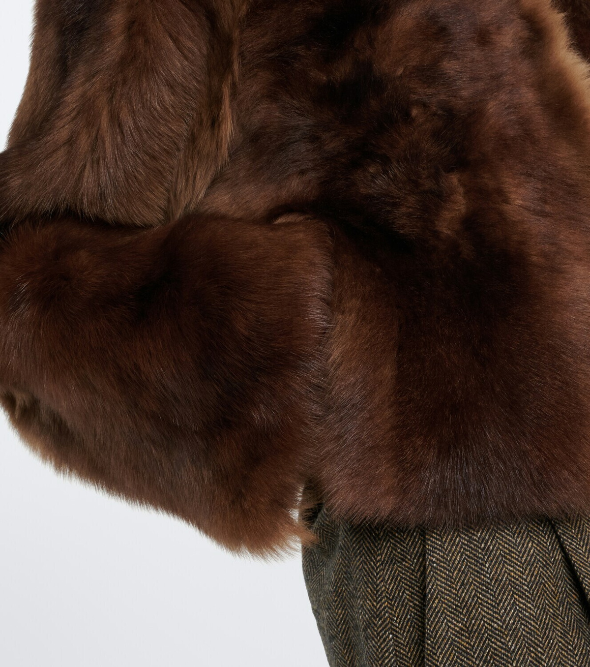 Nour Hammour Cameron shearling jacket