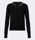 Simone Rocha Embellished wool and silk cardigan