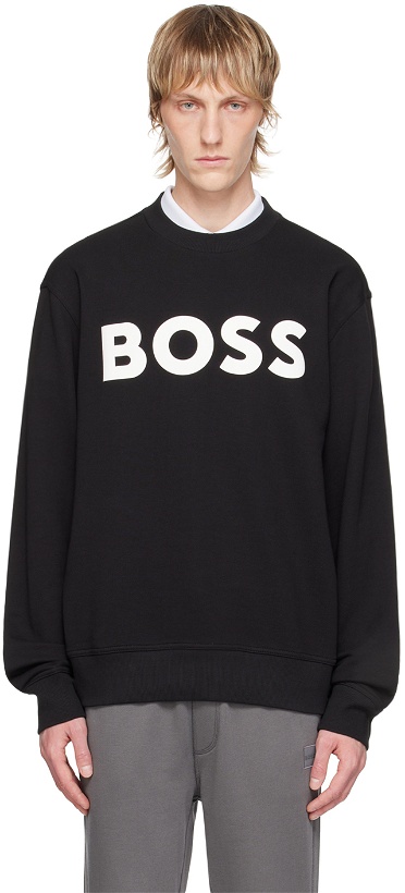 Photo: BOSS Black Bonded Sweatshirt