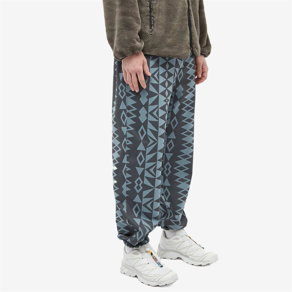 South2 West8 Men's Skull & Target String Sweatpants in Charcoal South2 West8