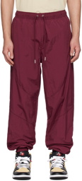 Nike Jordan Burgundy Statement Warm Up Track Pants