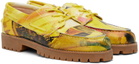 KidSuper Yellow Painted Lug Loafers