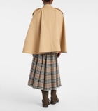 Burberry Double-breasted cotton cape