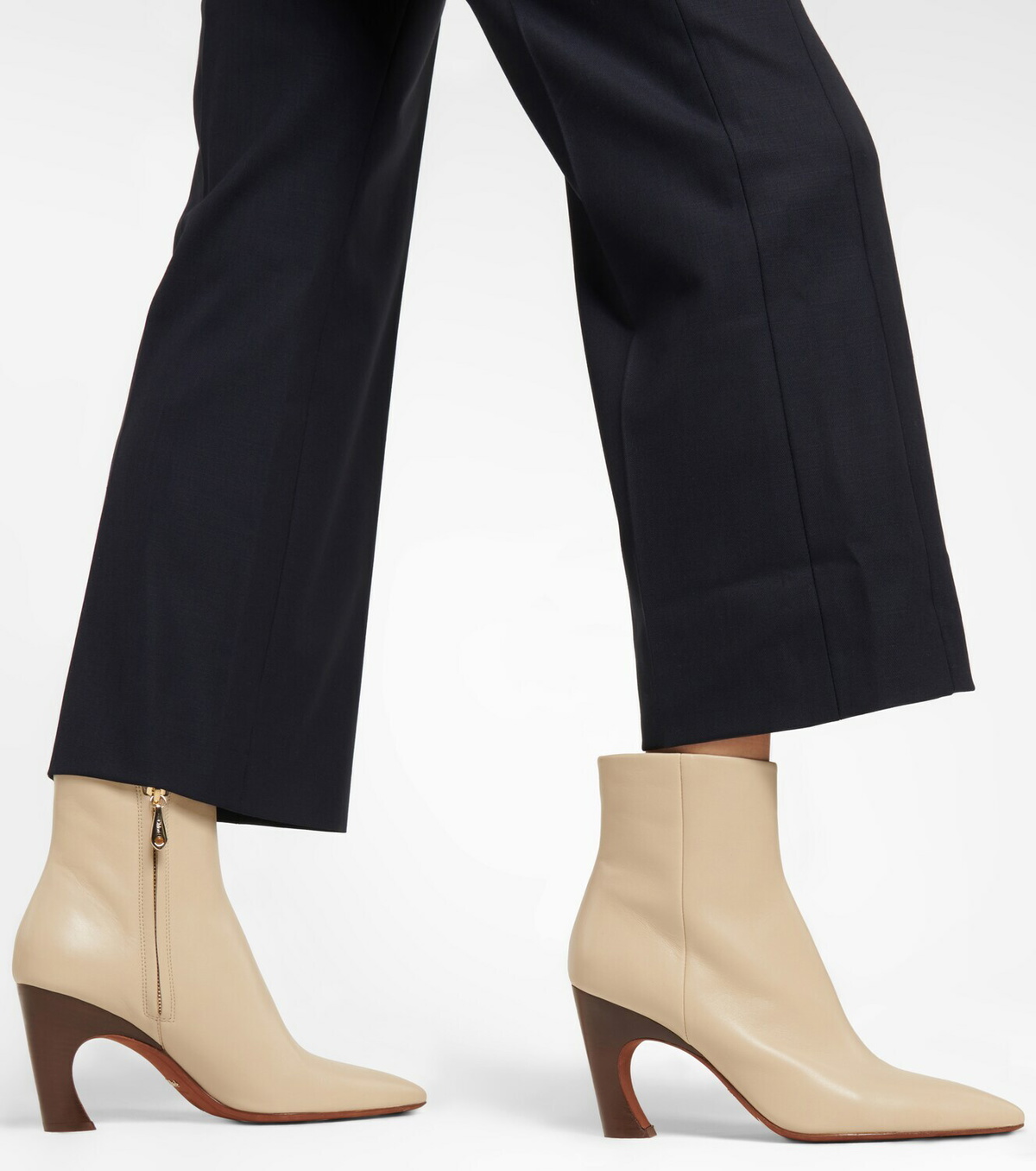 Chloe Leather Booties