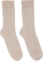 Baserange Three-Pack Multicolor Cotton Rib Overankle Socks