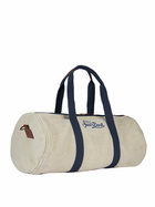 MC2 Saint Barth Natural Linen Travel Duffle Bag Jetleg